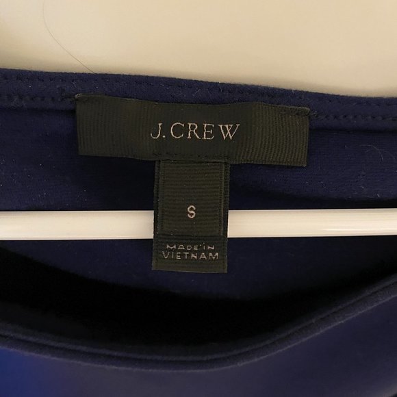 J.Crew Drapey tie-waist dress in dark ink, size Small - Picture 5 of 6